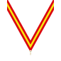 Ruban Rouge / Jaune / Rouge - 6048 Ruban Rouge / Jaune / Rouge - 6048
